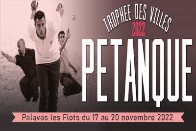 Palavas accueille le Trophée des Villes du 17 au 20 novembre 2022