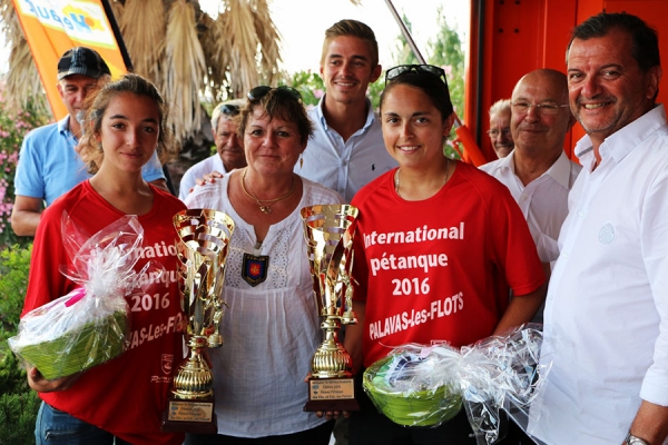 Les audoises remportent le 11ème National Féminin Doublettes 2016