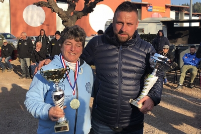 Marie-Christine Virebayre apporte le premier titre de l’année à Palavas Pétanque