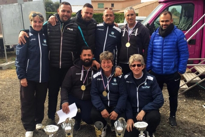 Coup double pour Palavas Pétanque aux Championnats de l’Hérault